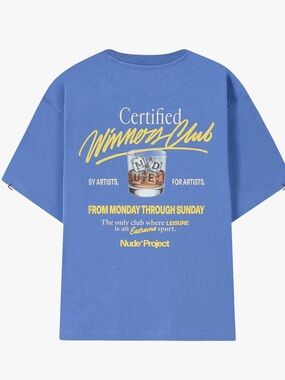 Nude Project Winners Club Short Sleeve Tee - Blue